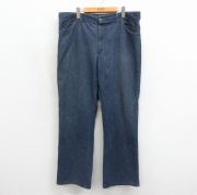 W40★古着 ジーンズ メンズ 80年代 80s 大きいサイズ タロン ネイビー デニム【spe】 26jun17