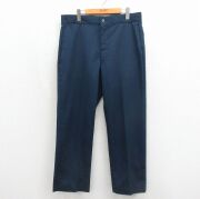 古着通販 W36☆古着 ディッキーズ ワーク パンツ メンズ 紺