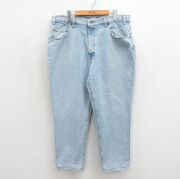 W35★古着 リーバイス Levis ジーンズ メンズ 90年代 90s USA製 ネイビー デニム【spe】 26jun24