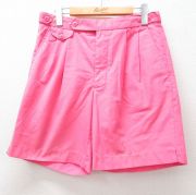 W31★古着 ショート パンツ ショーツ メンズ 90年代 90s ピンク 【spe】 25jul17 中古 ボトムス 短パン ショーパン ハーフ