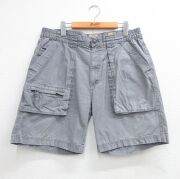W31★古着 レッドヘッド ベイカー ショート パンツ ショーツ メンズ リップストップ コットン グレー系【spe】 26apr14