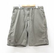 W29★古着 リー Lee ショート パンツ ショーツ メンズ 90年代 90s コットン USA製 薄緑【spe】 26apr14