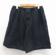 W35★古着 ビューグルボーイ ショート パンツ ショーツ メンズ 00年代 00s ブラック【spe】 26jun16