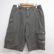 W32★古着 コロンビア ハーフ カーゴ パンツ ショーツ メンズ 00年代 00s コットン グレー【spe】 26jun18
