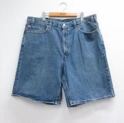 W38古着 リーバイス Levis 550 ショート パンツ ショーツ メンズ 90年代 90s コットン USA製 ネイビー デニム【spe】 26jun23