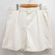 W36★古着 ラルフローレン ポロゴルフ ブランド ショート パンツ ショーツ メンズ 90年代 90s コットン ベージュ【spe】 26jun24