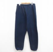 W37★古着 ラッセル スウェット パンツ メンズ 90年代 90s 無地 USA製 紺 ネイビー 【spe】 25aug06 中古 ボトムス ロング