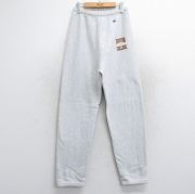 W28★古着 チャンピオン champion リバースウィーブ スウェット パンツ メンズ 90年代 90s ボストン カレッジ USA製 薄グレー 霜降り 【spe】 25aug13 中古 ボトムス ロング