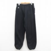 W33★古着 ラッセル スウェット パンツ メンズ 00年代 00s ワンポイントロゴ 黒 ブラック 【spe】 25aug26 中古 ボトムス ロング