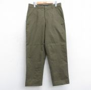 W32★古着 エルエルビーン LLBEAN ナイロン パンツ メンズ 90年代 90s ゴアテックス 濃緑 グリーン 【spe】 25sep16 中古 ボトムス ロング