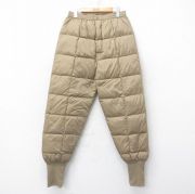 W33★古着 カベラス キルティング ナイロン ダウン パンツ メンズ 00年代 00s ベージュ カーキ 【spe】 25oct17 中古 ボトムス ロング