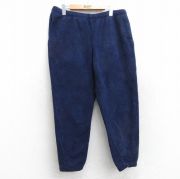 W37★古着 パタゴニア patagonia フリース パンツ メンズ 90年代 90s 無地 USA製 紺 ネイビー 【spe】 25oct28 中古 ボトムス ロング