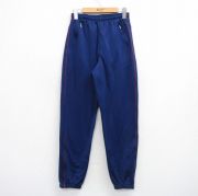 W28★古着 エルエルビーン LLBEAN ジャージ トラック パンツ メンズ 80年代 80s USA製 紺 ネイビー 【spe】 25oct29 中古 ボトムス ロング