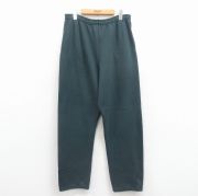 W34★古着 ラッセル スウェット パンツ メンズ 90年代 90s 無地 USA製 緑【spe】 25dec06