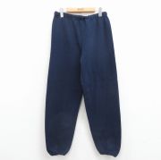 W31★古着 ラッセル スウェット パンツ メンズ 90年代 90s 無地 USA製 濃紺【spe】 25dec06