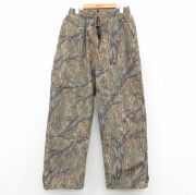 W31★古着 カベラス ナイロン パンツ メンズ 90年代 90s USA製 緑他 迷彩【spe】 26feb09