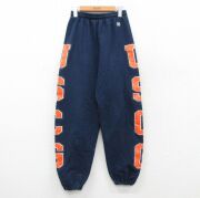 W26★古着 スウェット パンツ メンズ ミリタリー USコーストガード USA製 紺【spe】 26feb09