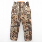 W36★古着 ハンティング ベイカー パンツ メンズ 90年代 90s 茶 迷彩【spe】 26feb14