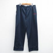W36★古着 アディダス adidas ジャージ トラック パンツ メンズ 90年代 90s ワンポイントロゴ リーフ トレフォイル 濃紺【spe】 26mar19