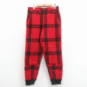 W32★古着 カーターズ ビンテージ ハンティング パンツ メンズ 60年代 60s 赤他 チェック【spe】 26jan16
