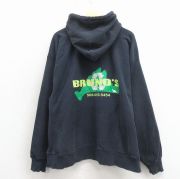 XL★古着 長袖 チャンピオン Champion リバースウィーブ パーカー メンズ 00年代 00s BRUNOS 黒【spe】 26feb28