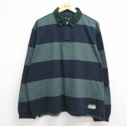 ★アディダス★スリーライン★ラガーシャツ★長袖★マルチカラー★M古着 古着通販 XL☆古着 アディダス adidas 長袖 ブランド ラガー シャツ