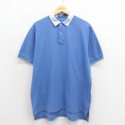 古着通販 XL☆古着 ランズエンド 半袖 ブランド ポロ シャツ メンズ 90