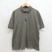 古着通販 L☆古着 半袖 ポロ シャツ メンズ 70年代 70s 開襟 オープン 