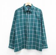 古着通販 M☆古着 カンタベリー 長袖 ラガー シャツ メンズ 90年代 90s