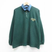 古着通販 XL☆古着 バンヒューセン 長袖 ポロ シャツ メンズ 90年代 