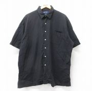 XL★古着 ラルフローレン Ralph Lauren ポロゴルフ 半袖 ブランド シャツ メンズ 90年代 90s CHAMBERS 大きいサイズ コットン 黒 ブラック 【spe】 25sep02 中古 トップス
