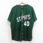 XL★古着 ウィルソン 半袖 ベースボール シャツ メンズ 90年代 90s 40 メッシュ地 ラグラン USA製 緑【spe】 26apr17