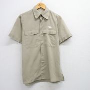 M★古着 半袖 ビンテージ ミリタリー シャツ メンズ 60年代 60s USA製 ベージュ カーキ 25jun17 中古 トップス