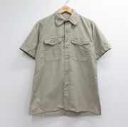 古着通販 L☆古着 半袖 ワーク シャツ メンズ 80年代 80s コカコーラ