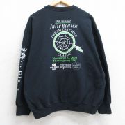 XL★古着 フルーツオブザルーム 長袖 スウェット メンズ 00年代 00s ドリームキャッチャー JulleRodick クルーネック 黒 ブラック 【spe】 25sep05 中古 スエット トレーナー トップス