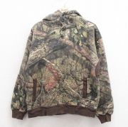 XL★古着 Arborwear 長袖 スウェット パーカー メンズ モッシーオーク コットン 茶他 ブラウン 迷彩 【spe】 25sep17 中古 スエット トレーナー トップス