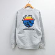 XL★古着 リー Lee 長袖 スウェット メンズ 90年代 90s スキューバ リバースタイプ クルーネック USA製 薄グレー 霜降り【spe】 26mar23