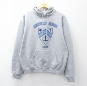 L★古着 チャンピオン champion 長袖 スウェット パーカー メンズ ASHEVILLE グレー 霜降り【spe】 26mar28