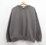 古着通販 XL☆古着 長袖 スウェット メンズ クルーネック USA製 白