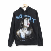 S★古着 長袖 ロック バンド スウェット パーカー メンズ アリアナグランデ 黒【spe】 25dec29