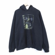 XL★古着 長袖 ロック バンド スウェット パーカー メンズ ホイットニーヒューストン 黒【spe】 26feb06