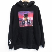 XL★古着 長袖 ヒップ ホップ ラップ スウェット パーカー メンズ ジュースワールド 黒【spe】26feb03