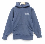 L★古着 ケルスポーツ 長袖 スウェット パーカー メンズ 90年代 90s driscoll USA製 紺【spe】 26apr13