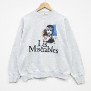 L★古着 フルーツオブザルーム 長袖 スウェット メンズ 00年代 00s レミザラブル クルーネック 薄グレー 霜降り【spe】 26apr17