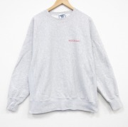 XL★古着 リー Lee 長袖 スウェット メンズ 00年代 00s FOSTERGRANT リバースタイプ 大きいサイズ クルーネック 薄グレー 霜降り【spe】 26apr17