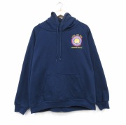 XL★古着 キャンバー 長袖 スウェット パーカー メンズ 90年代 90s LOCAL 大きいサイズ ラグラン USA製 紺 内側サーマル【spe】 26apr18