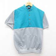 古着通販 XL☆古着 半袖 スウェット メンズ 80年代 80s ラグラン 