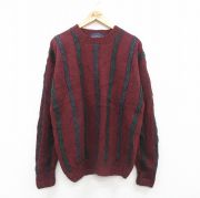 VINTAGE - 出品作業中❣️ヴィンテージ手編みニット 古着 90s J Crew 名作 カラフル パッチワーク ヘビー ウール