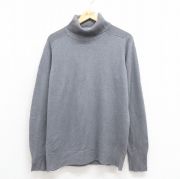 M★古着 オービス ORVIS 長袖 セーター メンズ 70年代 70s カシミア ラグラン タートルネック ハイネック USA製 グレー 【spe】 25sep30 中古 ニット トップス