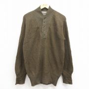 M★古着 長袖 ビンテージ セーター メンズ 50年代 50s ミリタリー ウール USA製 緑 グリーン 【spe】 25sep30 中古 ニット トップス
